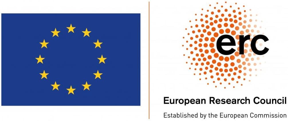Logo erc - European Research Council. Established by the European Commission