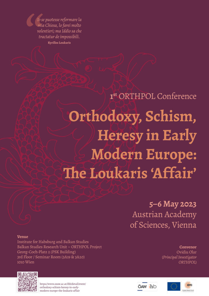Poster of the first Orthpol conference in May 2023
